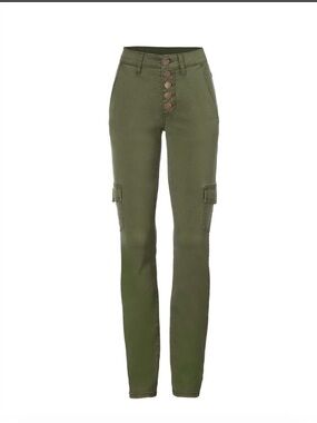 Cabi Spring ‘21 #5872 Olive Button Fly Cargo